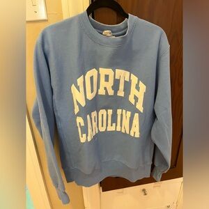 North Carolina crew neck champion reverse weave
